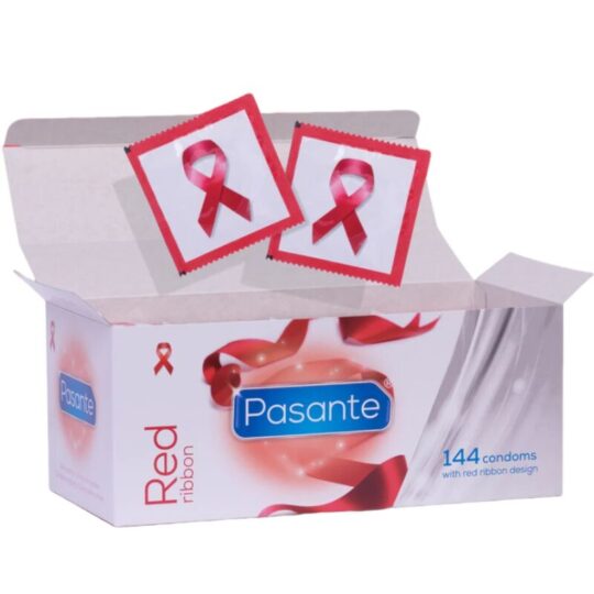 PASANTE - RED RIBBON NATURELLE SHAPED FIT CONDOMS 54 MM 144 UNITÀ