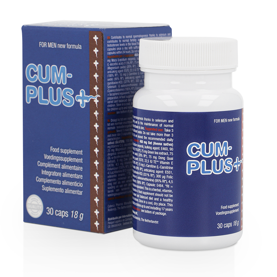 Cum Plus – Integratore alimentare per la qualità dello sperma e il benessere maschile