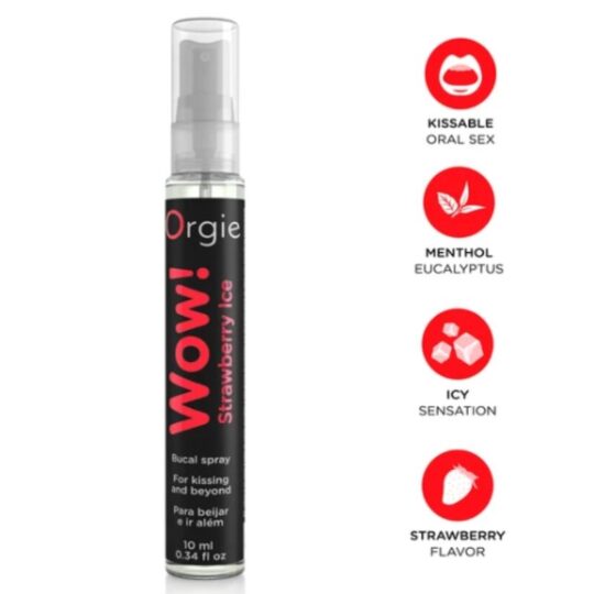 ORGIE - WOW! SPRAY BUCCALE ALLA FRAGOLA GHIACCIATA 10 ML