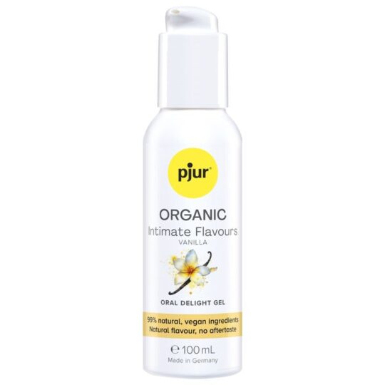 PJUR - GEL ORALE BIOLOGICO AL GUSTO VANIGLIA, AROMA INTIMO, 100 ML