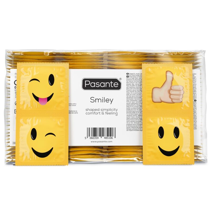 PASANTE - PRESERVATIVI SMILEY BAG 144 UNIT