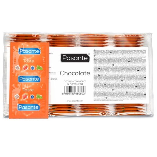 PASANTE - PRESERVATIVI AL GUSTO CIOCCOLATO BORSA TENTAZIONE 144 UNIT