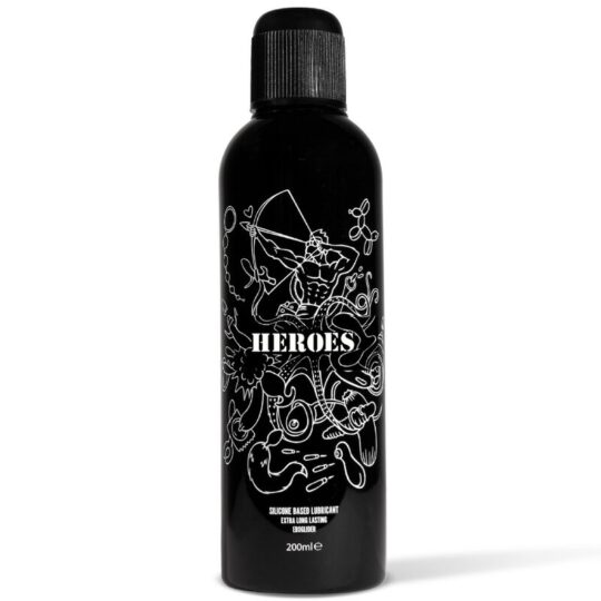 HEROES - LUBRIFICANTE AL SILICONE LUBRIFICANTE INTIMO A BASE DI SILICONE A LUNGA DURATA 200 ML