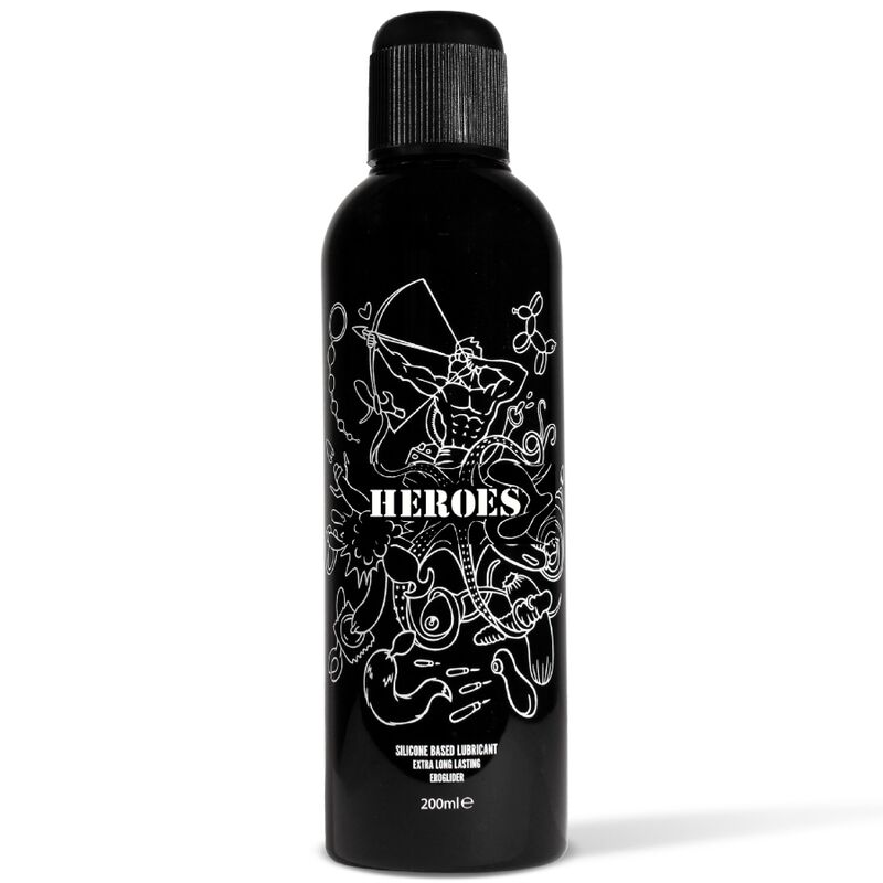 HEROES - LUBRIFICANTE AL SILICONE LUBRIFICANTE INTIMO A BASE DI SILICONE A LUNGA DURATA 200 ML